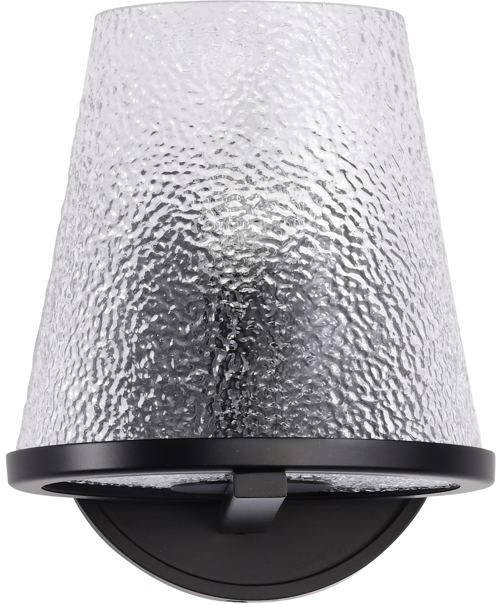 Valentine 1-Light Vanity & Wall Black