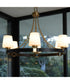 Hidalgo 6-light Chandelier Aged Brass