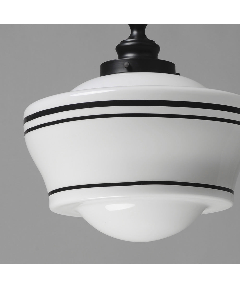 Eureka 1-Light Pendant Black