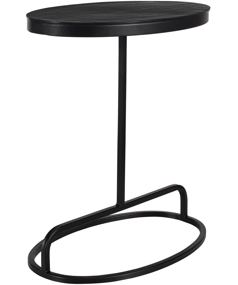 Accent Table in Aged Black