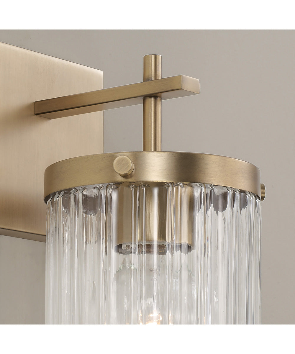 Vaughn 1-Light Sconce Aged Brass