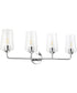 Celino 4-Light Bath & Vanity Polished Chrome