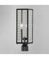 Magnus Outdoor Post Lantern Black