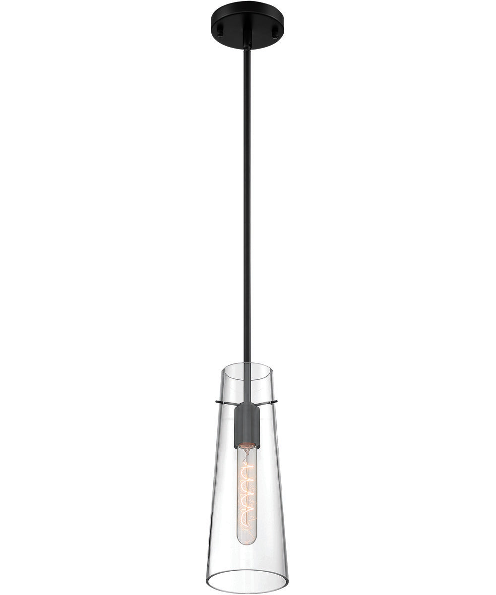 4"W Alondra 1-Light Pendant Black