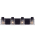 Rori 4-Light Lighting Flat Black