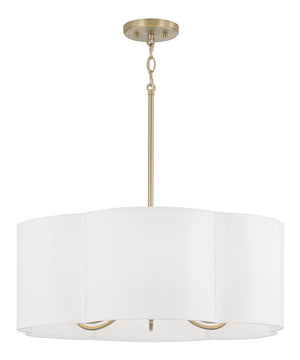 Sabine 6-Light Pendant Matte Brass