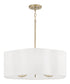 Sabine 6-Light Pendant Matte Brass