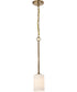 Liam 1-Light Pendant Burnished Brass