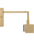 Cortland 1-Light Sconce Matte Brass