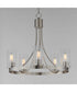 Livingston 5-Light Chandelier Satin Nickel
