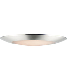Diverse 13 inch LED Flush Mount 5CCT Satin Nickel