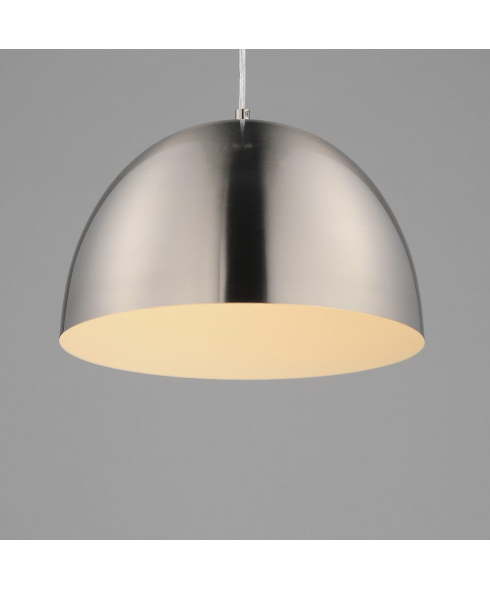 Tova 14 inch Pendant Satin Nickel