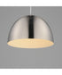Tova 14 inch Pendant Satin Nickel