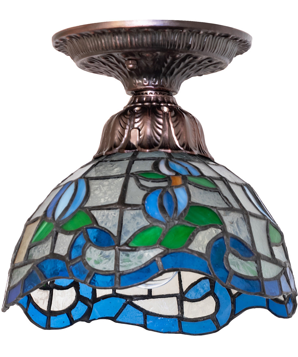 7" Wide Roseborder Flushmount