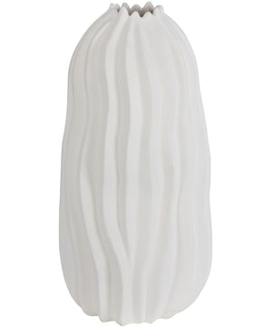 Merritt White Floor Vase