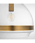 Tilbrook 1-light Pendant Brushed Brass