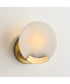 Oriya 1-Light Sconce Aged Brass