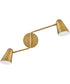 Birdie 2-Light Large Two Light Sconce in Lacquered Brass