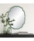 Isly Robin's Egg Blue Oval Mirror