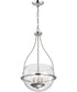 Amado 3-Light Pendant Polished Nickel