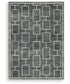 Elderland Washable Medium Rug Black/Gray