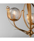 Firenze 3-Light Pendant Gold Leaf