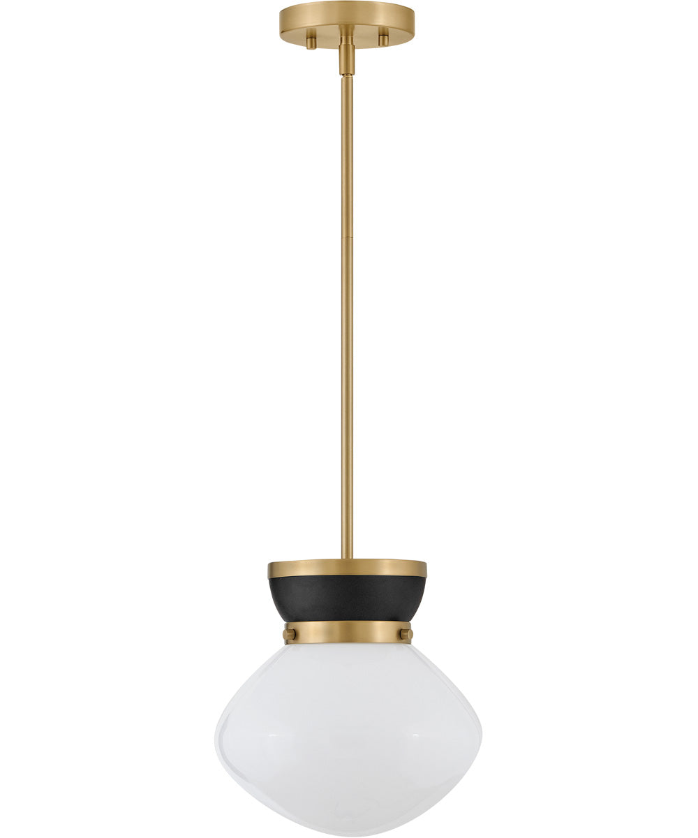 Lucy 1-Light Small Pendant in Black