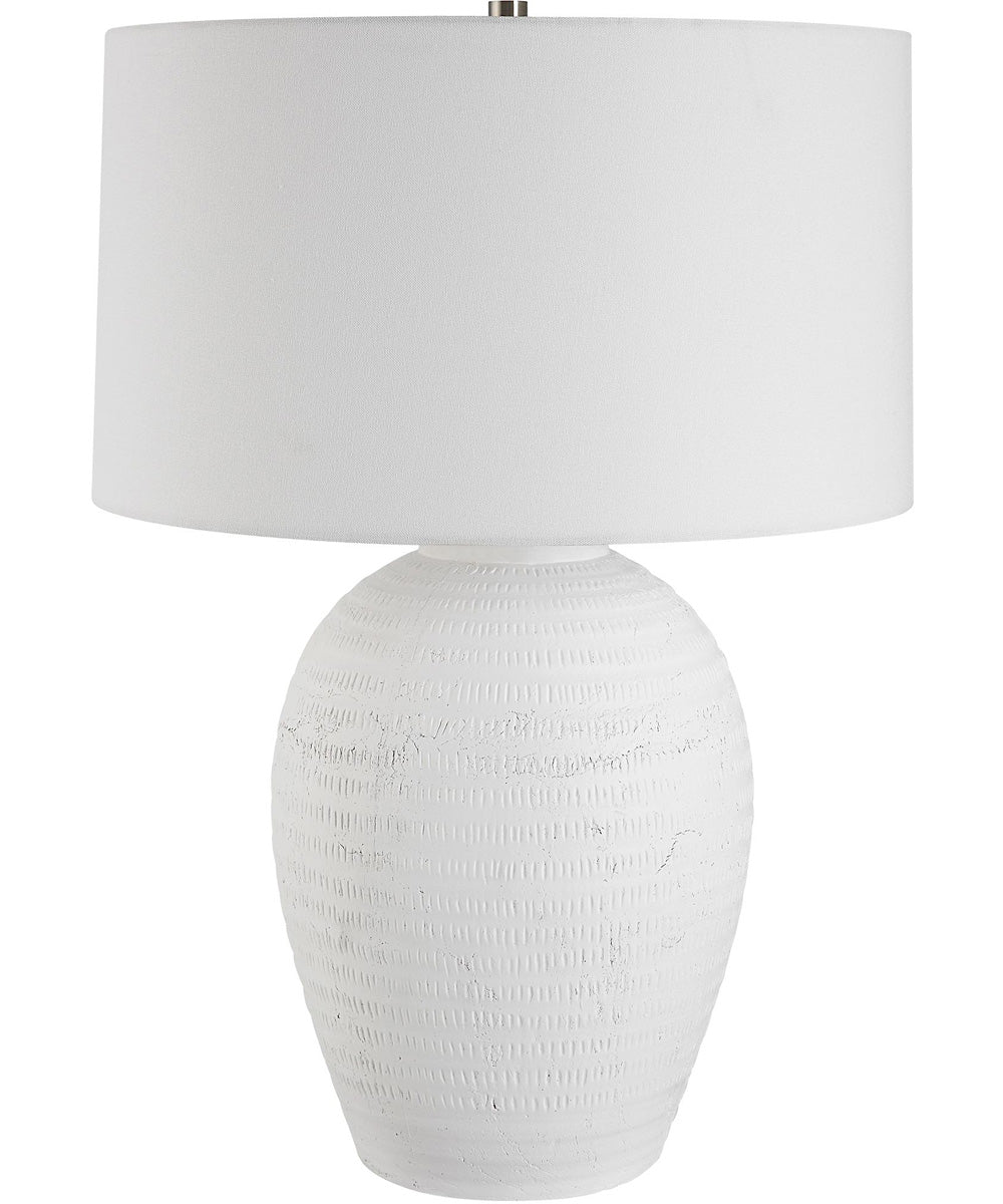Reyna Chalk White Table Lamp