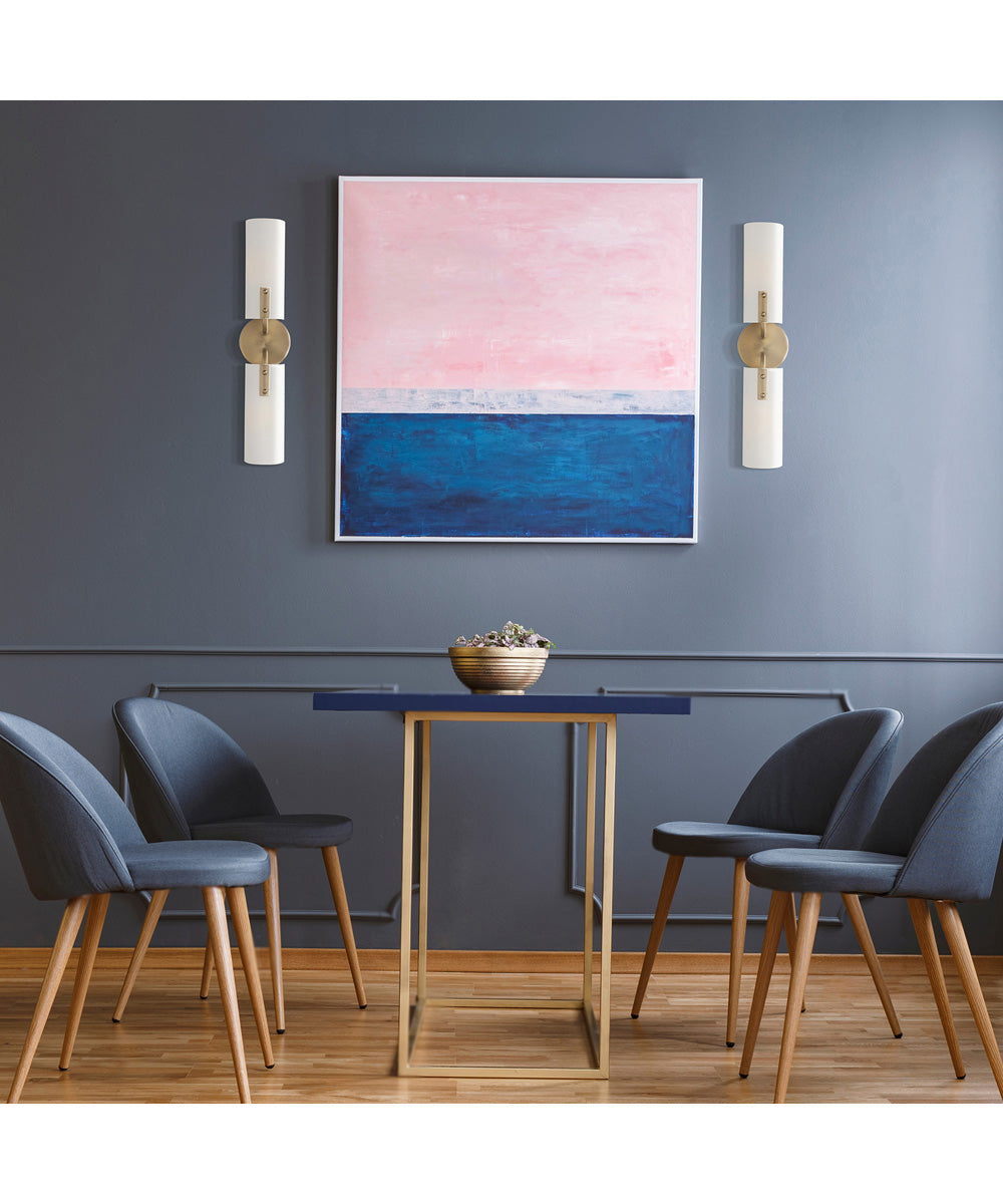 Manhasset 2 Light Wall Sconce Old Satin Brass