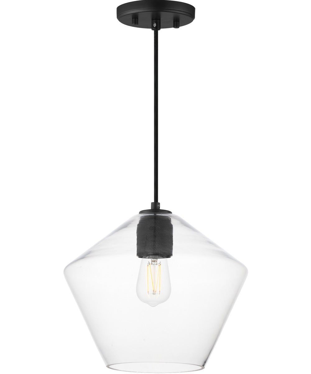 Geode Large Pendant Black