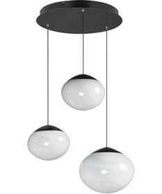 Nimbus LED 3-Light Pendant Black