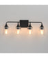 Hudson 4-Light Bath Vanity Black