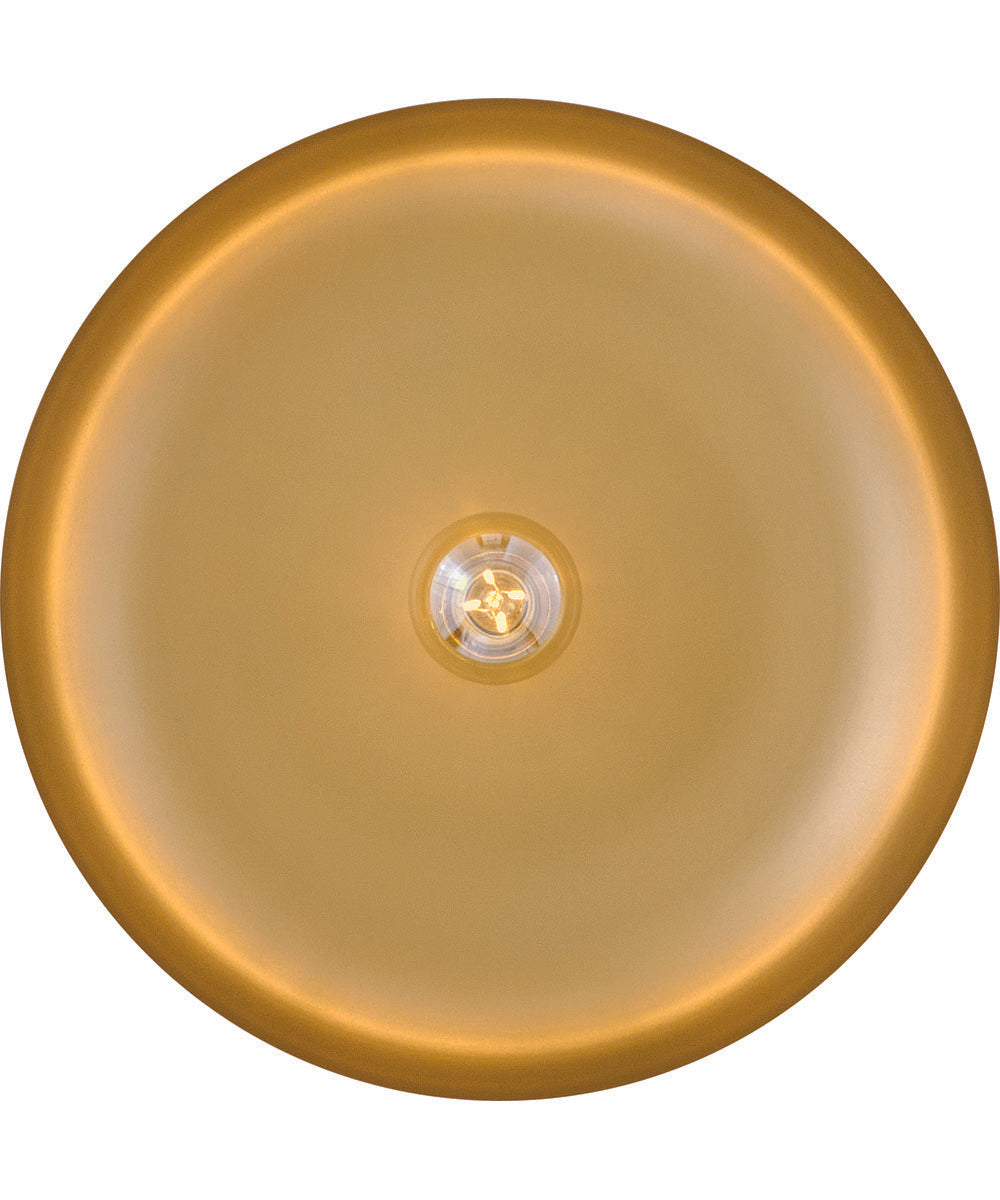 Sadie 1-Light Large Dome Pendant in Lacquered Brass