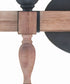 Glenwood 14"W 2-Light Aged Bronze and Distressed Oak Finish Bathroom Vanity Light Fixture