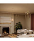 Ilia 6-Light Extra Large Chandelier Brushed Gold