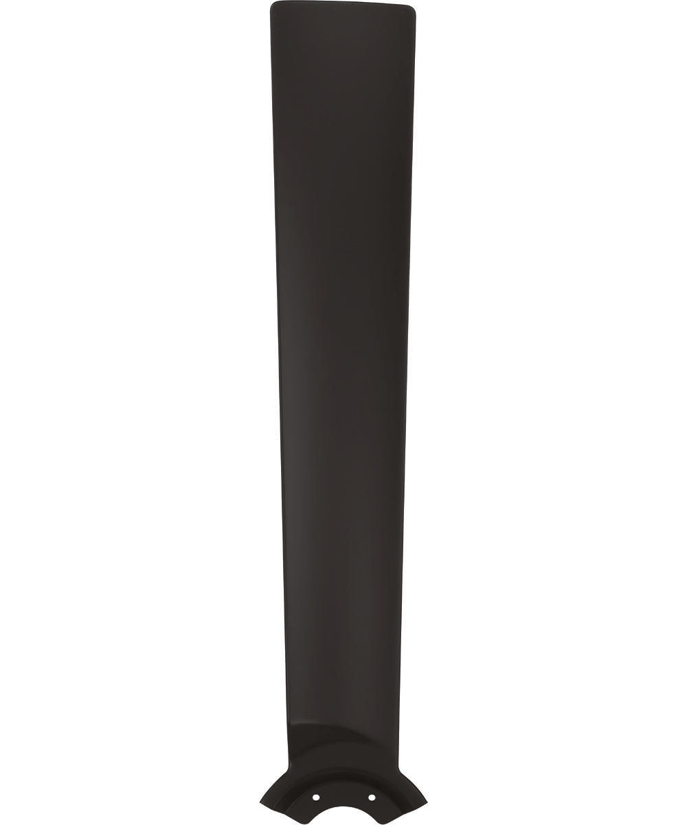 Charming 62" 3-Blade Indoor/Outdoor Damp Rated Ceiling Fan Fan Flat Black