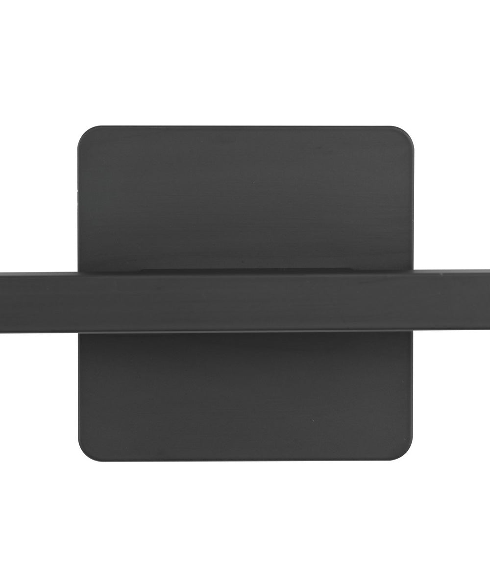 Phase 5 16 in. Slim Modern 3CCT Integrated LED Linear Vanity Light Matte Black