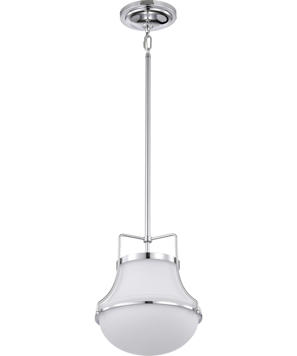 Valdora 1-Light Pendant Polished Nickel