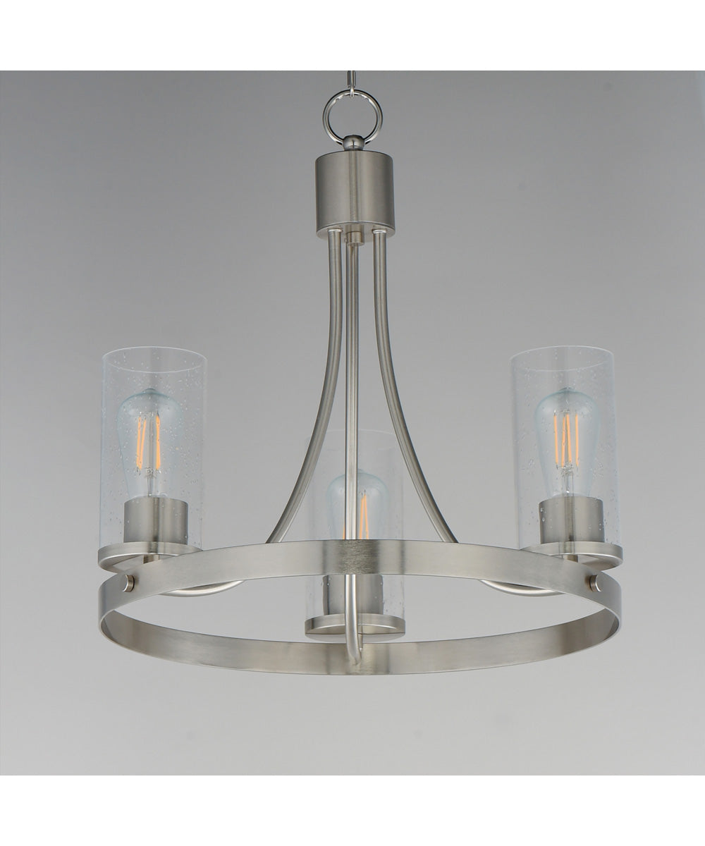 Livingston 3-Light Chandelier Satin Nickel