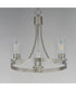 Livingston 3-Light Chandelier Satin Nickel