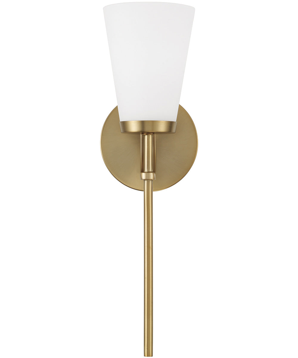 Drake 1-Light Sconce Aged Brass