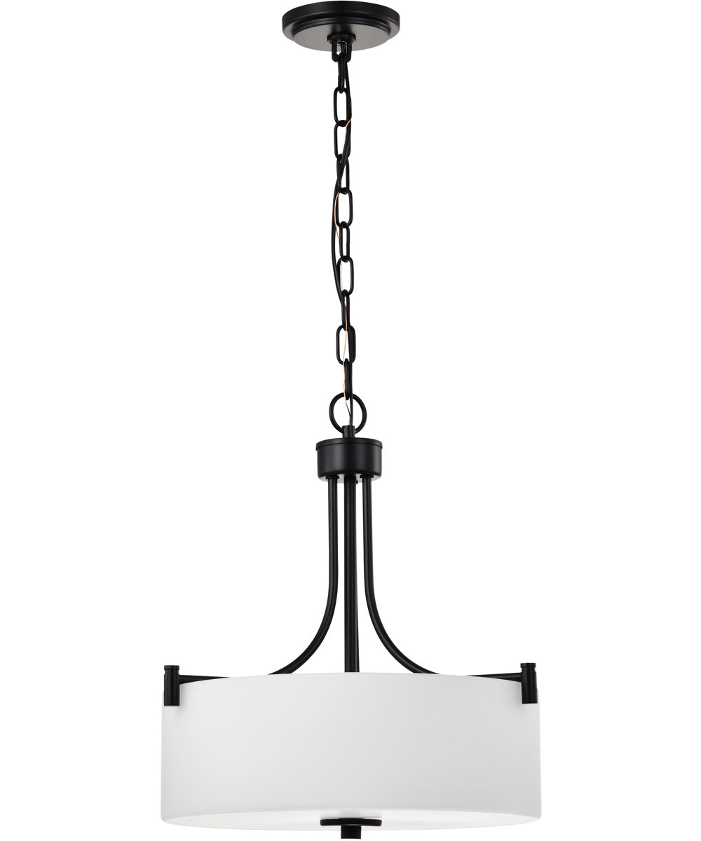 Liam 3-Light Pendant Matte Black