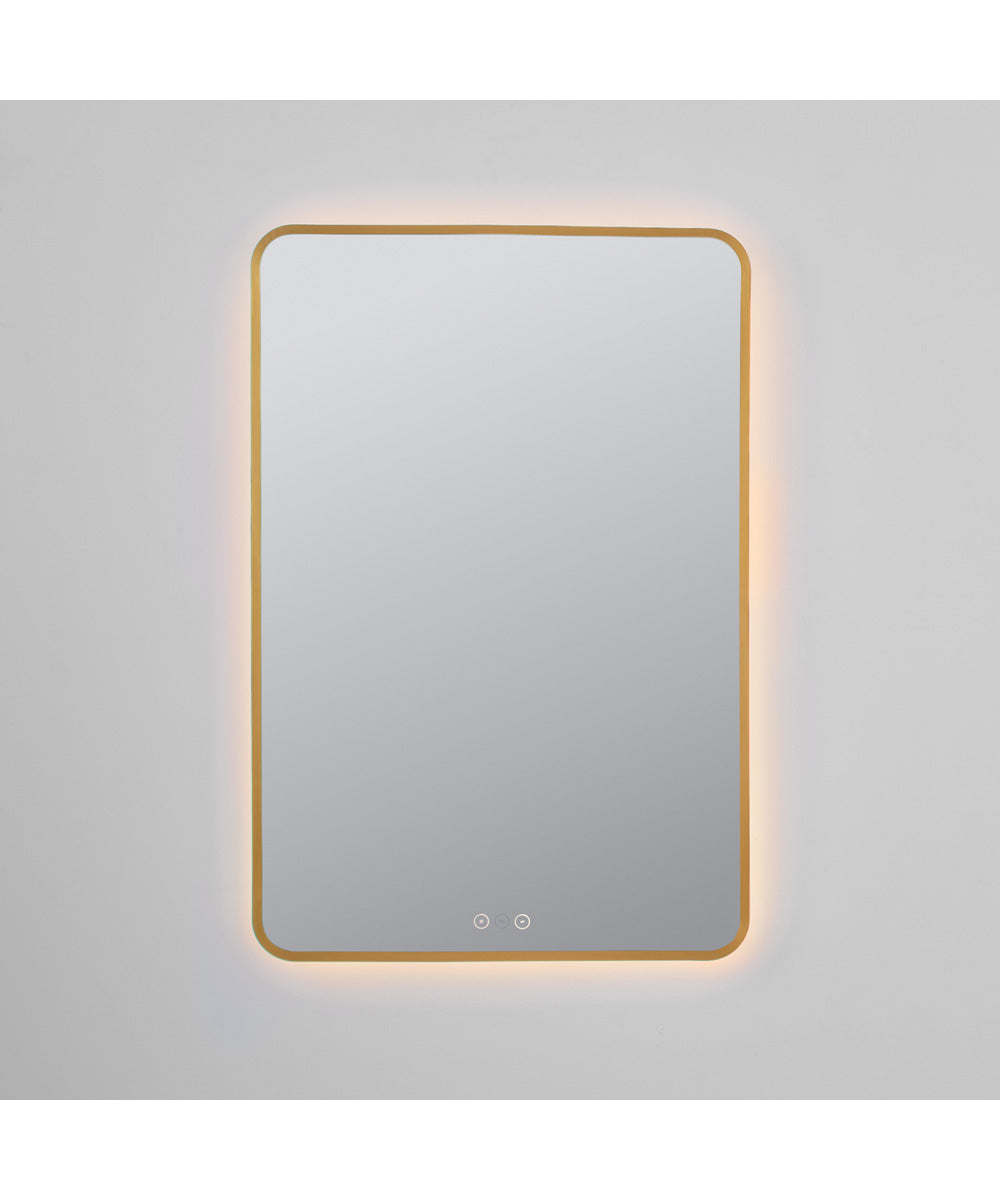 Aero Mirror Brushed Brass
