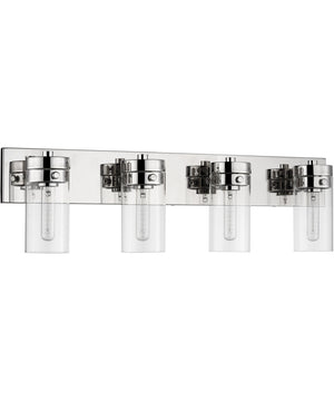 Intersection 4-Light Vanity & Wall Polished Nickel