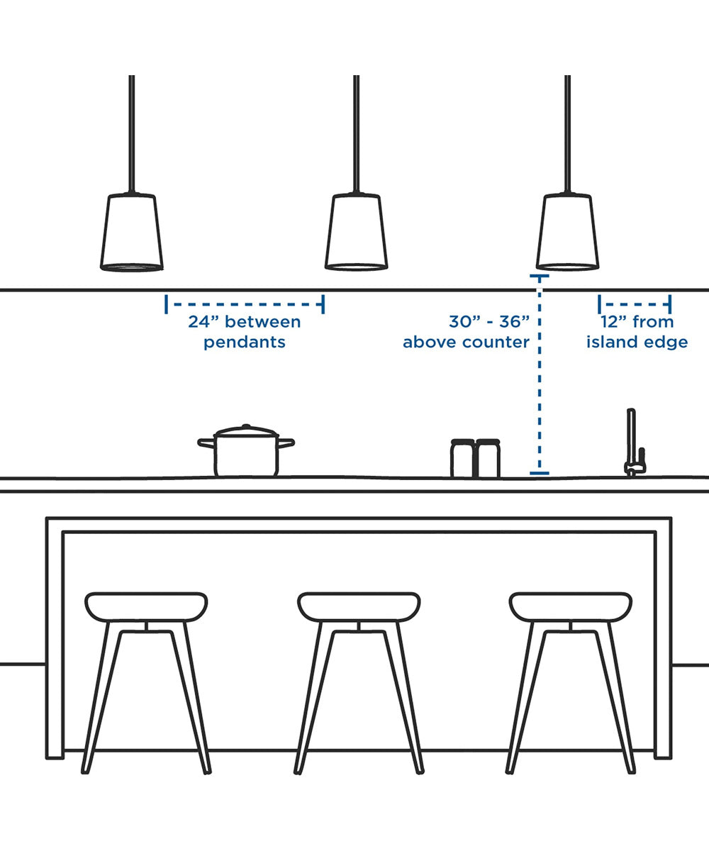 Clifton Heights 1-Light Mini-Pendant Matte Black