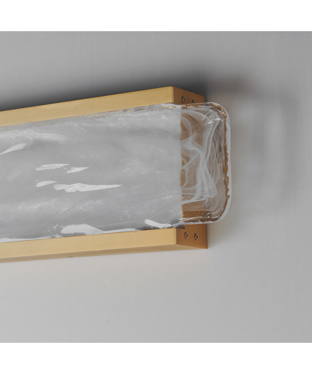 Celine 32 inch LED Bath Vanity Natural Aged Brass