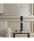 Bellore Blue Glaze Table Lamp