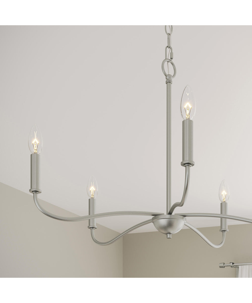 Ilia 5-Light Chandelier Brushed Nickel