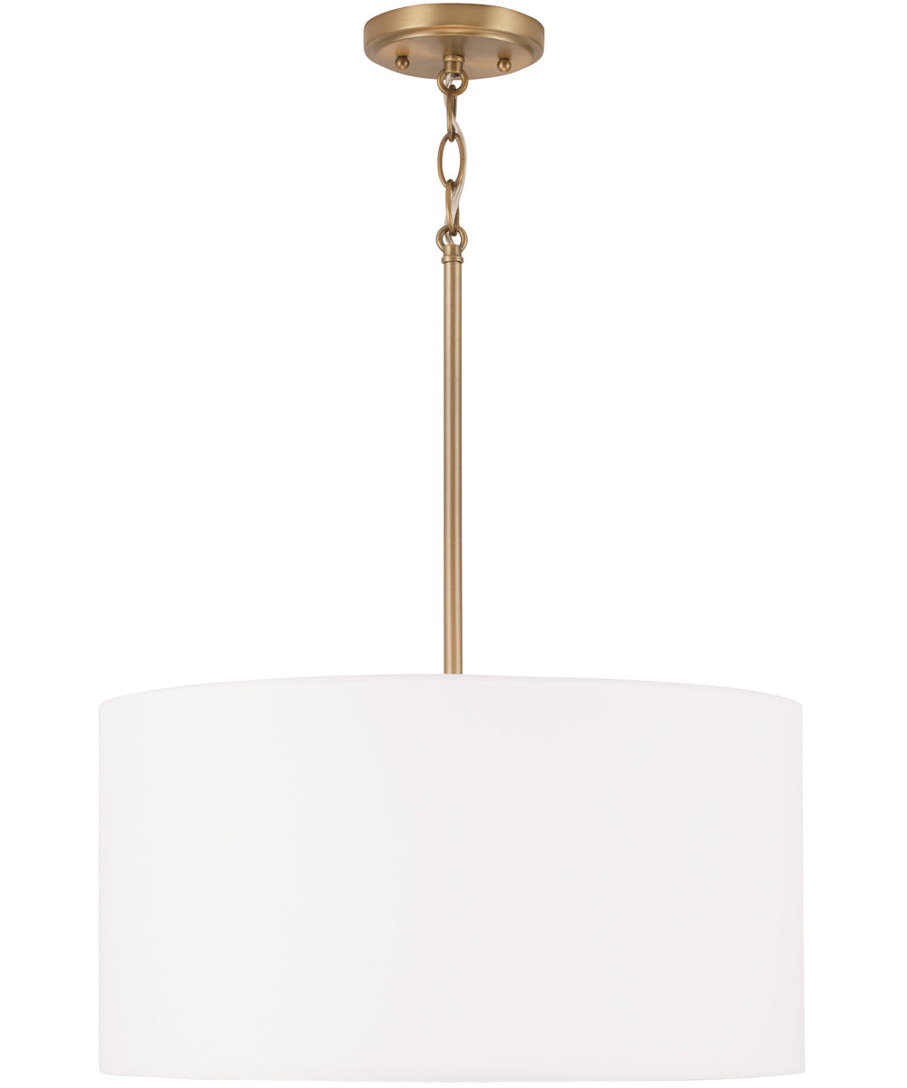 Alan 3-Light Pendant Aged Brass