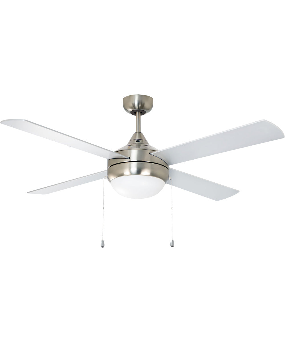 Quattro 52 inch 4-Blade Fan Satin Nickel
